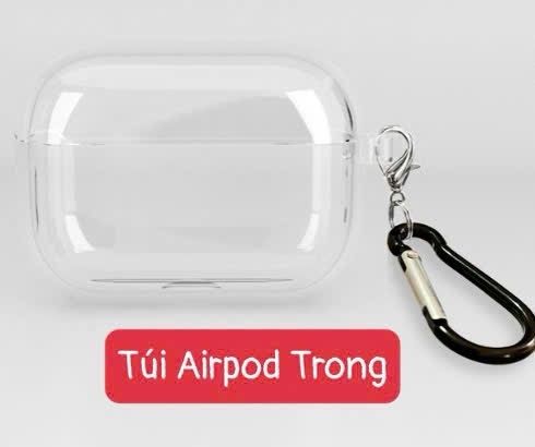 Túi Airpod / Bao da airpod Trong Suốt