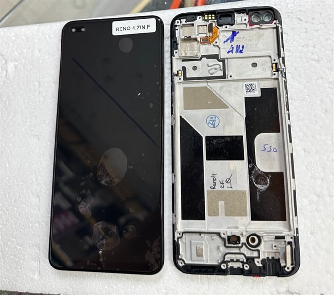 Màn Hình Oppo Reno 4 Zin Khung