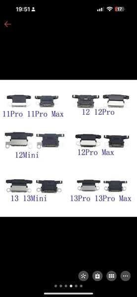 Chân Sạc Rời Iphone - 12/ 12 Pro (sl5-5/10-7/50-10)