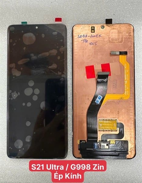 Màn Hình Samsung S21 Ultra / G998 - Zin Rời - Ép Kính
