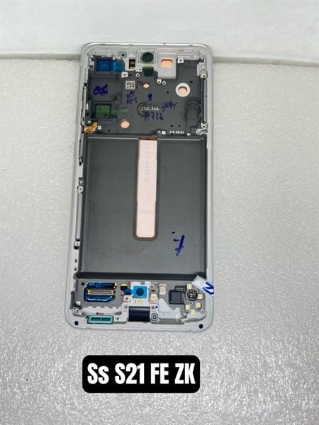 Màn Hình Samsung S21 FE - Zin Khung - Bóc Máy - Đen Xám ( Amoled )