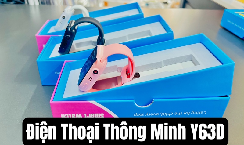 Đồng Hồ Thông Minh Y63D (Gắn Sim Định Vị, gọi video, lướt face, tiktok, chơi game...)