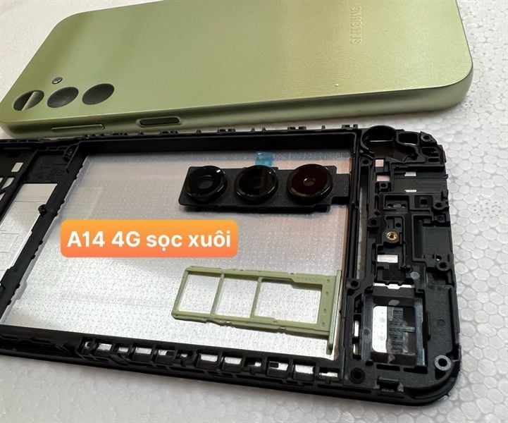 Vỏ Bộ Samsung A14 4G/ A145F- Xanh Lá ( sọc xuôi)