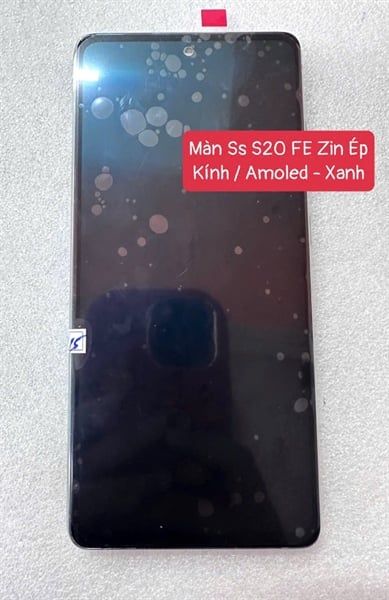 Màn Samsung S20 FE Zin Khung - Ép Kính (Amoled) - Khung Xanh