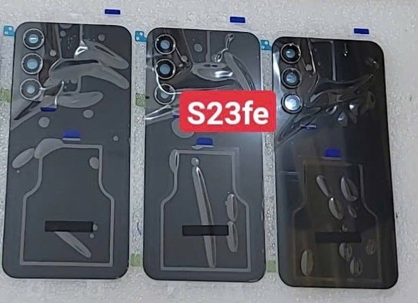 Lưng Samsung S23 FE + Kính Cam zin - Đen
