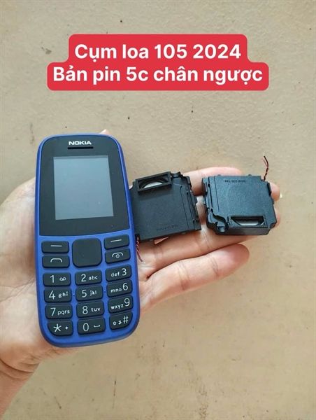 Chuông Nokia 105 4G Thẩm- bản pin 5C chân ngược/ Cụm loa Chuông 105 4G Thẩm