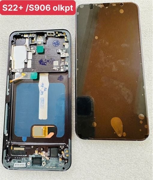 Màn Hình Samsung S22 Plus / S906 2ic Khung Phôi To / Oled - Đen
