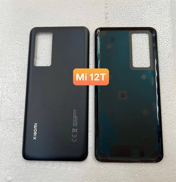 Lưng Xiaomi Mi 12T 5G / Mi 12T Pro 5G / Redmi K50 Ultra Zin Đen ( có kính cam 155k )