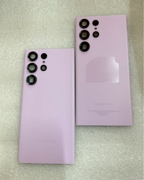 Lưng Samsung S23 Ultra Tím + Kc Zin
