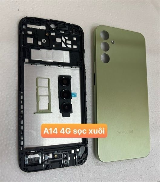 Vỏ Bộ Samsung A14 4G/ A145F- Xanh Lá ( sọc xuôi)