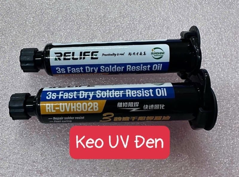Keo UV Đen - RELIFE