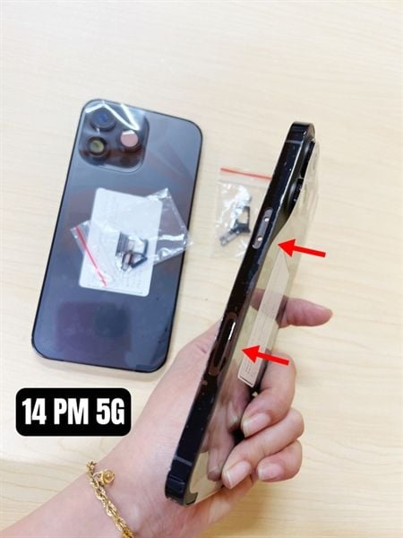 Vỏ Bộ Iphone 14 Pro Max 5G - Đen ( bản esim)