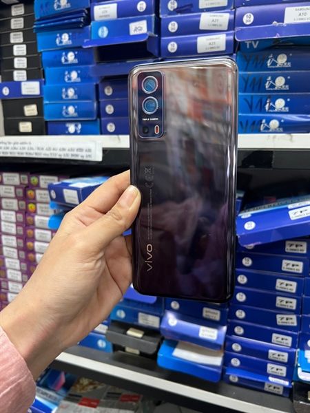 Vỏ Bộ Vivo Y72 5G Đen Tím Đậm
