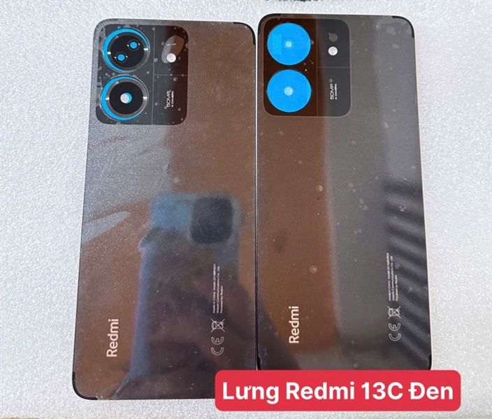 Lưng Xiaomi Redmi 13C Đen + Kc
