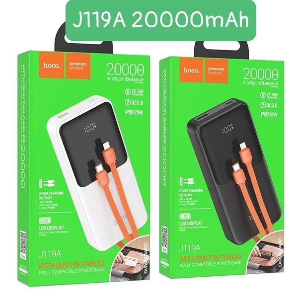 Pin Dự Phòng Hoco J119A 20000mAh