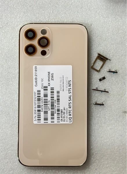 Vỏ Bộ Iphone 12 Pro 4G Zin - Vàng