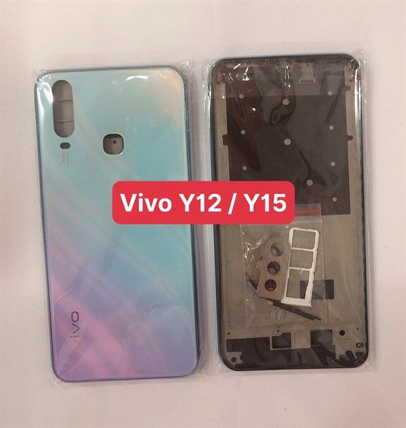 Vỏ Bộ Vivo Y12 / Y15 / Y17 / U10 Xanh Trắng Tím
