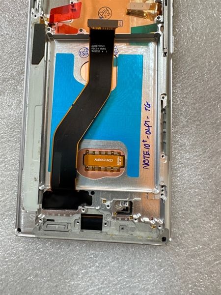 Màn Hình Samsung Note 10 Plus - 2ic/ OLED - Khung- Phôi To - TRẮNG( N975F/ N976/ Note 10+)