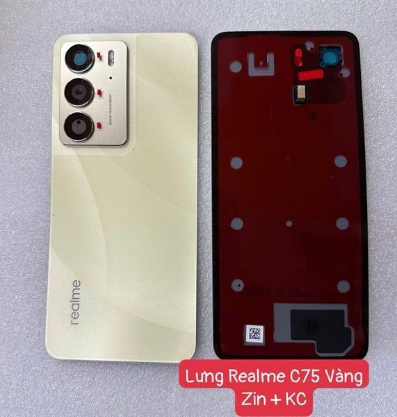 Lưng Oppo Realme C75 Vàng Zin + Kc