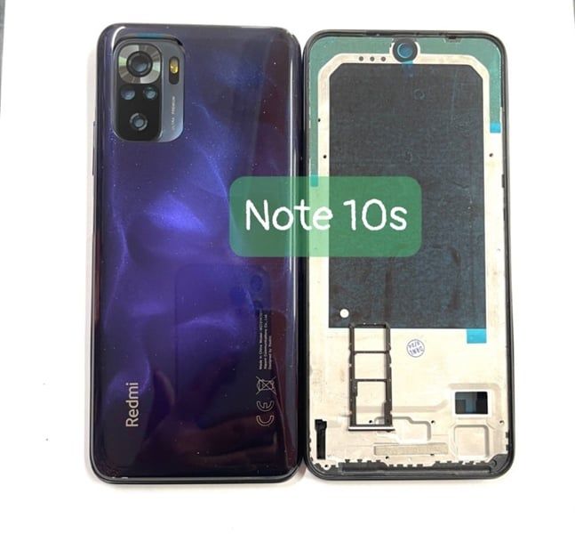 Vỏ Bộ Xiaomi Redmi Note 10S Đen Tím Zin