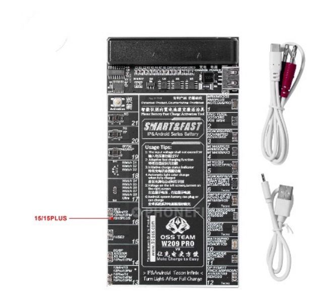 Vỹ Kích Pin W209 Pro V9 (IP 6 - 15 PM / Samsung / Oppo / Xiaomi / Vivo )