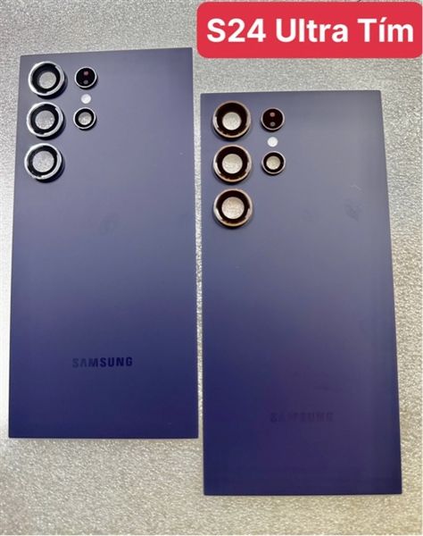 Lưng Samsung S24 Ultra Tím + KC Zin