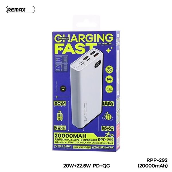 Pin Dự Phòng Remax RPP 292 -20000mAh - Sạc Nhanh 22.5W – Phước Lộc ...