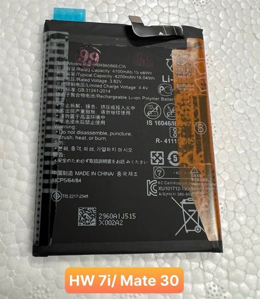 Pin Huawei Nova 7i / MATE 30/ P40 LITE/ / HB486586ECW/ 4200mAh Zin