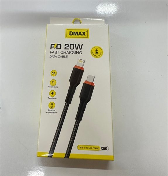 Cáp Sạc Dmax X50 PD20W - C.IP (sl20-1/30-2/50-3)