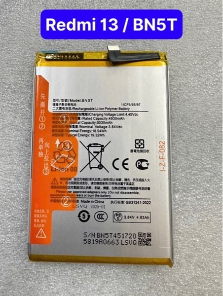 Pin Xiaomi BN5T / Redmi 13 Zin