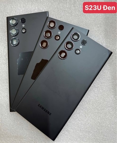 Lưng Samsung S23 Ultra Đen + Kc Zin