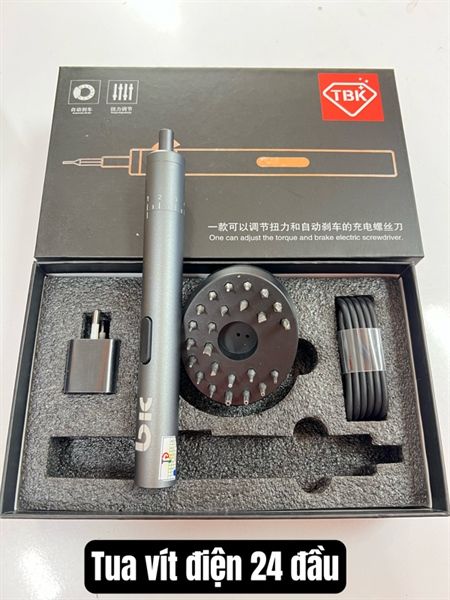 Tua Vít Điện / Máy Vặn Ốc Tự Động Sạc Pin Bộ 24 Đầu