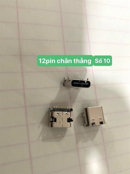 Chân Sạc Type C Đa Năng : Pin 12 Chân Thẳng (số 10)/ TQ 501 / máy 4G/ máy Mastel/ Viettel/ HDM 105 4G/ Pin Dự Phòng/ quạt