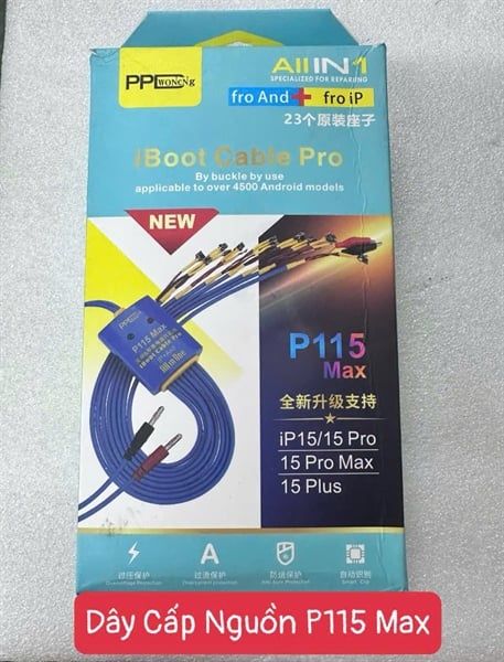 Dây Cấp Nguồn IPHONE & ANDROID - PPD S115/ P115 MAX