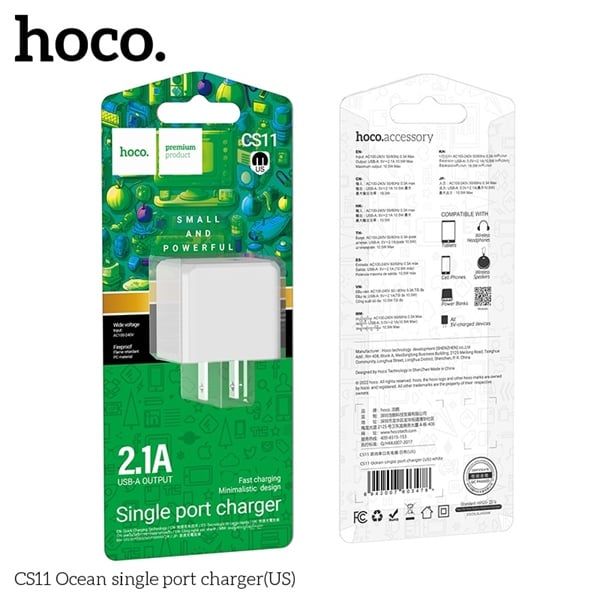 Cóc Sạc Hoco CS11 - 10.5W ( cổng USB )