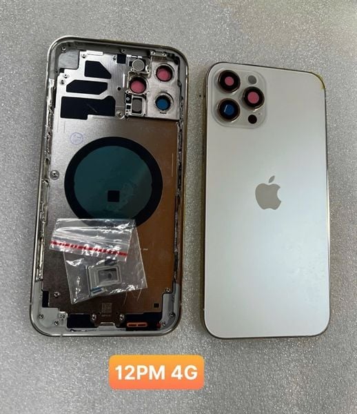 Vỏ Bộ Iphone 12 Pro max 4G Zin - Trắng