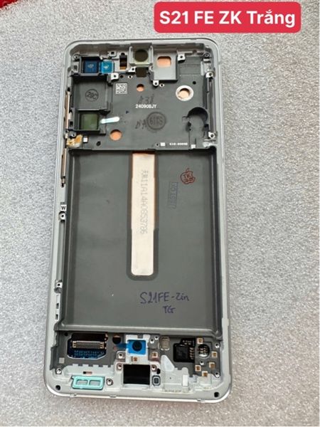 Màn Hình Samsung S21 FE Zin Khung - New Hãng - Trắng ( Amoled )