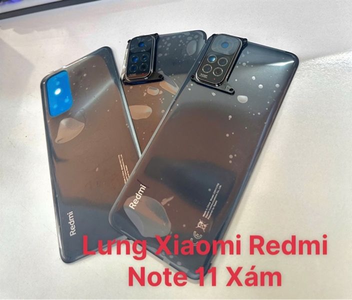 Lưng Xiaomi Redmi Note 11 Xám