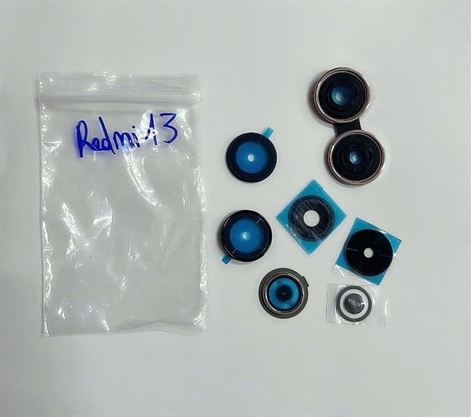 Kính Camera Xiaomi Redmi 13 (bộ full: ụ cam+ tròng kính) ( không ụ cam 30k )