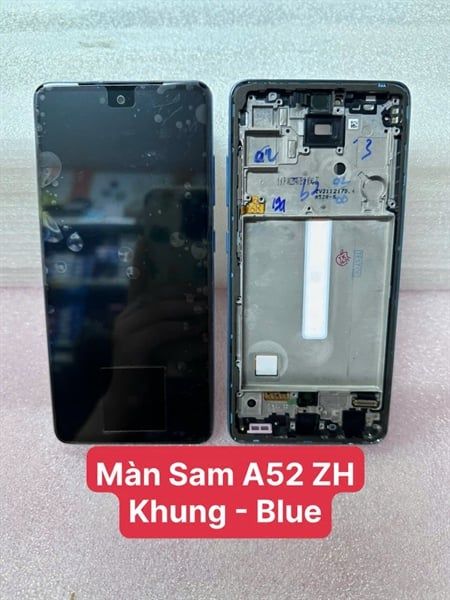 Màn Hình Samsung A52 / A52S / A525F / A526B / A528 - Zin Hãng - Khung Xanh Blue (amoled)