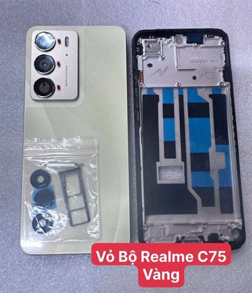 Vỏ Bộ Oppo Realme C75 - Vàng