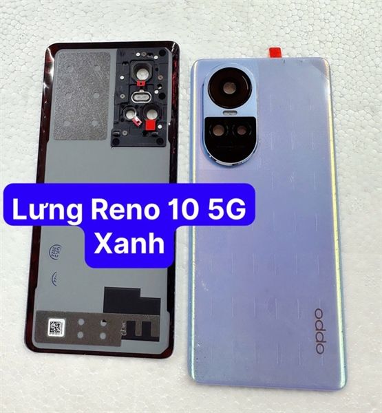 Lưng Oppo Reno 10 5G - LK A - Xanh (có KC )