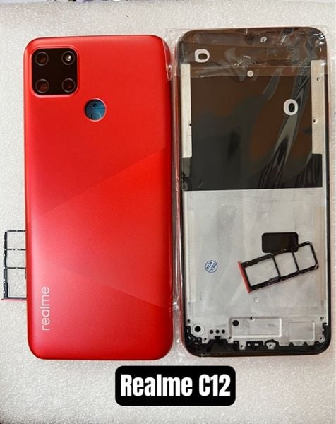 Vỏ Bộ Oppo Realme C12 Đỏ