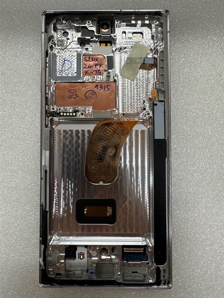 Màn Hình Samsung S23 Ultra / S918 - Zin Ép Kính - Khung - Trắng (amoled)