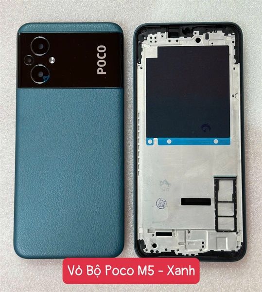 Vỏ Bộ Xiaomi Poco M5 - Xanh ( Có Sim )