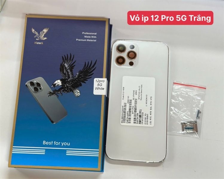 Vỏ Bộ Iphone 12 Pro 5G Zin - Trắng