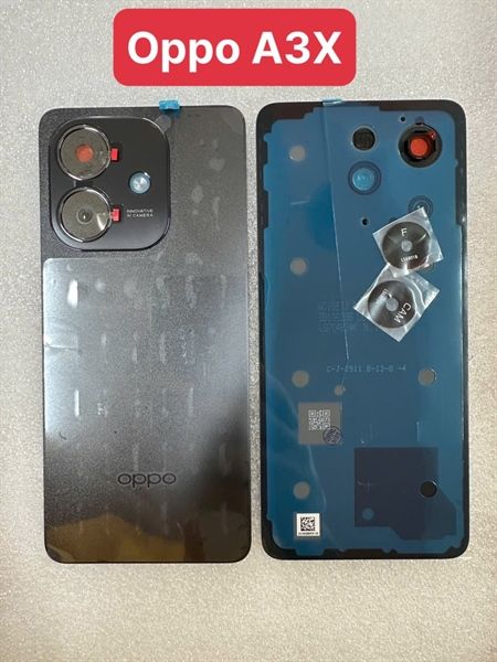 Lưng Oppo A3/ A3X 4G - Đen + KC