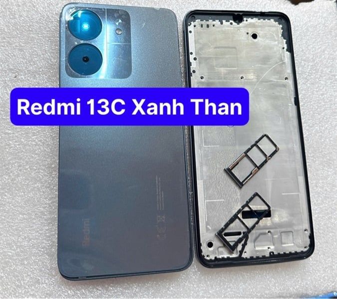 Vỏ Bộ Xiaomi Redmi 13C Xanh Than