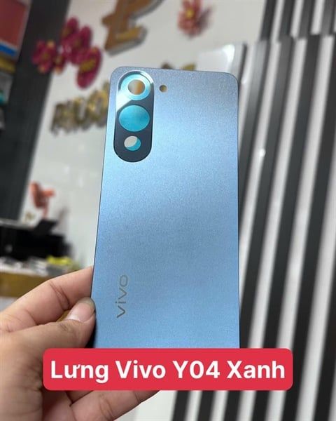 Lưng Vivo Y04 - Xanh ( +KC )