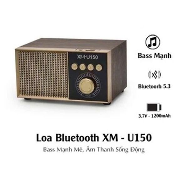 Loa Nhạc - XM - U150- Bluetooth/ Thẻ Nhớ/ USB